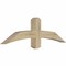 Ekena Millwork Bellingham Rough Sawn Timber Gable Bracket, Douglas Fir, 48"W x 14"H x 4"D x 4"F, 7/12 Pitch GBW048X14X0404BEL00RDF - alternate 3